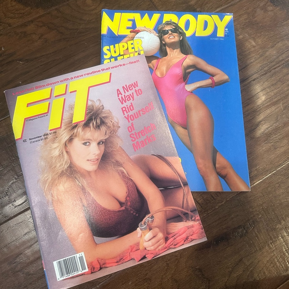 Vintage New Body and Fit Magazines Set